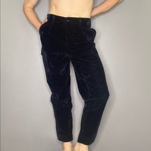 Emporio Armani Velvet Cargo pants